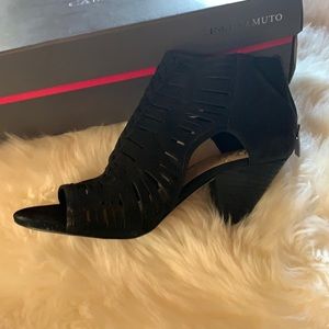 Vince Camuto open toe booties